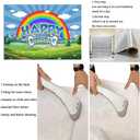 Cartoon Wild Photo Backdrop 6x4ft Blue Dog Paw Theme Birthday Backdrop Kids Happy Birthday Party Decoration Photo Booth Background