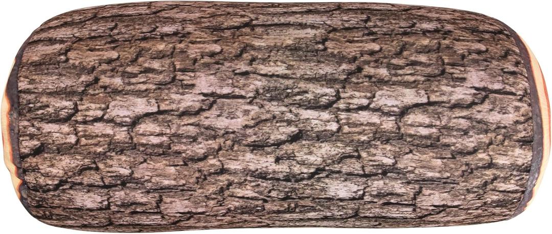 Kikkerland Log Head Rest  Micro Bead Neck & Leg Cushion  Novelty Home Decor (15.2 cm)