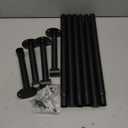 2 pcs Hanging Planters Rod  Plant Hanger Indoor for Window Ceiling, Hanging Plant Shelf for Wall Planter House Plants, Plant Shelves Metal Holder Bar 47.5In (Pots, Plants, Chains not Included)