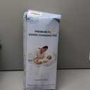 Baby Changing Pad for Dresser, with Wipeable Waterproof PU Cover, Contoured Diaper Changing Pad with Non-Slip Safety Belt, Portable Lightweight Changing Mat with Cushioned Foam, Beige