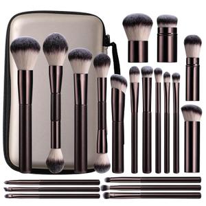 BS-MALL Makeup Brushes Set Pro  22 Pcs Foundation Concealer Blush Eyeshadow Brush with Portable Cosmetic Case for Travel & Events