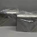 Tioncy 2 Pcs Sanitary Napkin Disposal Receptacle Stainless Steel Sanitary Napkin Receptacle Tampon Disposal Bin Wall Mounted Waste Tampon Holder Feminine Hygiene Disposal Container (Silver)