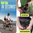KT-Sports Exercise Bike Seat Cushion Comfort Gel Bicycle Seat Cover Padded Seat Covers for Bikes with Anti-Slip Design and Drawstring, Comfy Soft Mountain Road Bike Accessories for Men and Women