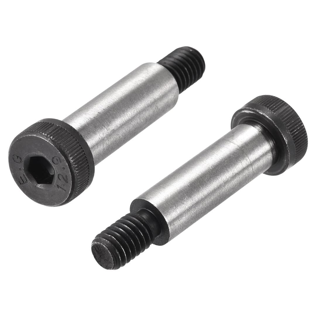 uxcell Alloy Steel Hexagon Socket Head Shoulder Screws Bolts, 1-1/2" Shoulder Length, 1/2" Shoulder Dia, 3/8-16 Thread, 2pcs