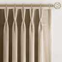 108 Inch Long Beige Velvet Curtains for Living Room Bedroom Large Window Room Darkening Blackout Soundproof Cold Blocking Pinch Pleated Drapes for Home Decor,40x108 Inch,9 FT,Set of 2,Camel