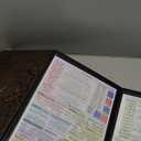 CZYY DND Dungeon Master Screen Faux Leather Embossed Dragon & Mimic, Four-Panel with Pockets DM Screen for Dungeons and Dragon, Pathfinder, D&D