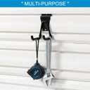 12Pack Slatwall Hooks Heavy Duty Slatwall Accessories Garage Slatwall Hooks and Hangers Small U Hook(Black)