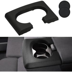 Center Console Cup Holder Replacement Pad Black Compatible with Ford F150 2004-2014 Center Console Cup Holder Pad