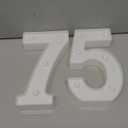 75th Birthday Decorations for Women Men,75 Birthday Decorations for Centerpieces Table,75 Light Up Numbers Sign Led for Party Backdrop Wall Decor for Wedding Anniversary Home