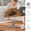 OLANLY Area Rugs for Living Room Bedroom, Machine Washable 4x5.9 ft Soft Fluffy Shaggy Bedside Rug, Indoor Floor Carpet for Kids Girls and Boys, Dorms, Nursery Rooms, Home Decor Aesthetic, Khaki