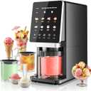 Baotree Ice Cream Maker, 11-in-1 Frozen Treat Yogurt Machine with 3 Pints
Mix-In & Re-Spin for Creamy Texture, Great for High Protein, Low Sugar, Dairy-Free Ice Cream, Gelato, Sorbet & Smoothie Bowls