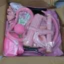 Pilates Kit 14 Pcs, Pilates Essentials Kit for Women, Pilates Equipment for Home with Yoga Circle Ball Ring, 5 Resistance Bands,Pedal Puller Resistance Band,Anti-Slip Socks for Starter Set Accessories