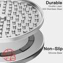 Stainless Steel Lick Mat for Dogs Cats, Slow Feeder Lick Pad for Aggressive Chewers, Non-Slip Heavy Duty Base, Mental Stimulation for Anxiety Reducer, Whisker-Friendly for Cat