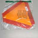 2 Pack Slow Moving Vehicle Triangle Sign, Plastic Farm Triangle Safety Sign, SMV Signs, 14"x16" Engineering Grade Reflective Golf Cart Accessories