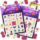 JOYIN 32 Players Halloween Bingo Card Game, Kids Bingo Cards Set for Halloween Party Games, Large Group Family Activities, School Classroom Party Supplies