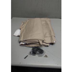 Blackout Curtain, Beige, Size: 50*95in, 2 Pcs