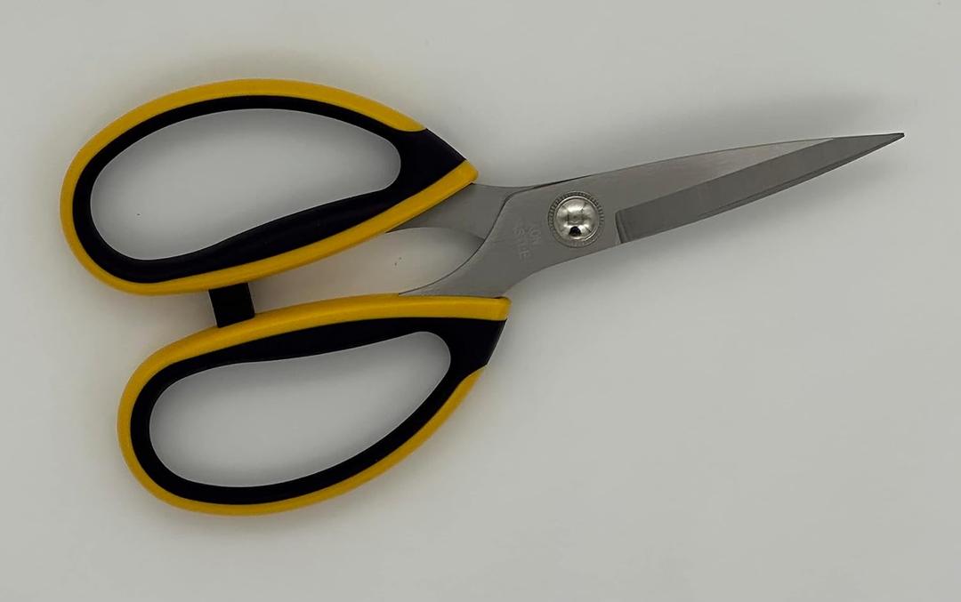 2 x [Iron Castle] Heavy Duty Multi-purpose Scissors for Kitchen, Garden, Office and Craft. All Purpose Shears for Meat, Poultry, Fish, and Paper. (2-Pack)