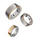 SURITCH 3 Pack Ring Cover for Oura Ring 4 & Oura Ring Gen 3 Horizon/Heritage, Ultra-Thin Anti-Yellow Transparent Ring Protector TPU Case for Oura Size 8/9, Support Charging with Cover on - G/R/S