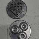 Mini Waffles Maker with 6 Removable Plates, 3 in 1 Small Waffle Maker Mini- Waffle, Heart Waffle, Donut, 4.5" Non Stick Waffle Iron for Kids and Families, Black