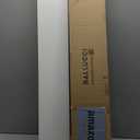 Ballucci Floating Shelf, 36" Wood Wall Shelf with Invisible Brackets for Bathroom, Living Room, Bedroom, Kitchen, Nursery, 6" Deep, White (36" - 1 Piece)