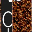 Jusy Magnetic Tortoise Shell Phone Case for iPhone 17 Pro,Fragment | Compatible with MagSafe,Cute Aesthetic Tortoise Shell Design,TPU and PC Protective Shockproof Cover