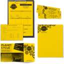 Astrobrights Color Paper, 24 lb Bond Weight, 11 x 17, Solar Yellow, 500/Ream