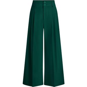 PRETTYGARDEN Womens Spring Wide Leg Palazzo Pants 2026 Trendy Loose Button High Waist Pleated Work Business Casual Trousers M