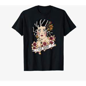 Cry Baby American Traditional, Old School Lady Tattoo T-Shirt 3XL
