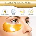 AVJONE 24K Gold Under Eye Patches (30 Pairs), Collagen eye masks for dark circles and puffiness, eye patches for women puffy eyes, Revitalises and Refreshes Your Skin (1 Count (Pack of 30))