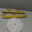 Heavy Duty Coat Rack with Natural Marble Base, Freestanding Metal Coat Stand with 8 Hooks, Modern Stable Coat Hanger Tree for Bags, Jacket, Clothes, and Hats, Gold Metal