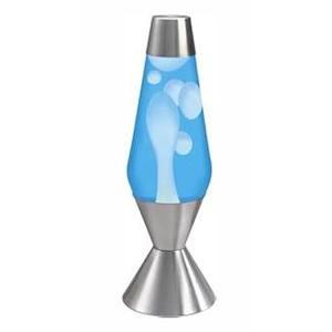 Lava Light 52 oz. Lava Lamp -White/Blue/Silver