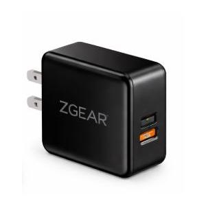 ZGear Fast Charge Wall Charger , 24Watts, Charge Two Device