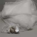 Mengersi Bed Canopy with Lights for Full Queen King Size Bed,4 Corner Post Bed Drapes Canopy for Bed,Canopy Bed Curtains Elegant Bedroom Decoration Accessories(White+Lights)