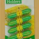 Everyday Culinary Fresh 8 Jumbo Corn Cob Holders - Stainless Steel Prongs