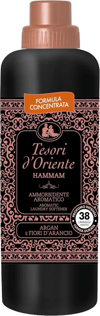 Tesori d'Oriente Hammam - Argan and Orange Blossoms Laundry Softener, 760 ml (25.7 fl oz), 38 Washes