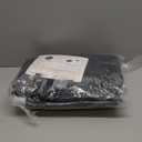 Magnetic Thermal Insulated Door Curtain for Winter Fits Door Size 36" x 82", Temporary Thermal Door Cover for Cold with Thickened Cotton, Window Insulation Kit for Sliding Glass Doorways - Black