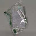 FABSPARK Case for iPhone 11, Glitter Crystal Diamond Rhinestones Sequin Shiny Bling Sparkly Glossy Luxury Electroplated Case, Aesthetic Cute Full Protection for iPhone 11, Silver