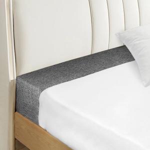 Bed Gap Filler, High-Density Mattress Extender, Dark Gray, 72"x6"x12", King