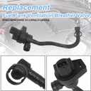 13907537113 Fuel tank breather valve Fuel Tank Ventilatio Fuel Tank Breather Valve 2000-2013 for BMW 5,6,7, Series X5 5 Series E60 E61 E64 E53 E70 550i 650i Replac # 13907537113 V20770042 XELV142
