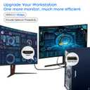 4K Displayport to HDMI Cable 6 Feet 2-Pack, Display Port (DP) to HDMI Adapter Male to Male Cord Converter for PC to HDTV, Monitor, Projector