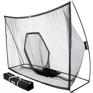 GoSports Golf Practice Hitting Net - Choose Between Huge 10 x 7 ft or 7 x 7 ft Nets - Personal Driving Range for Indoor or Outdoor Use - Designed by Golfers for Golfers