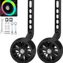 PRUNUS Flash BIKE Training Wheels for 12 14 16 18 20 Inch.Training Wheels for Kids Bike is Heavy Duty.Bicycle Training Wheel is Suitable Single Speed Bike