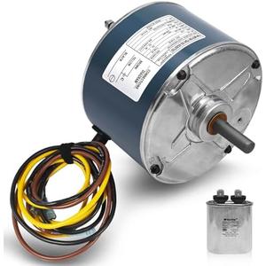 Condenser Fan Motor 5KCP39EGS070S,1/4 HP, 1100 RPM, 48 Frame,208-230V Condenser Fan Motor Replacement Compatible with ac GE3905, 5KCP39EGY823S, HC39GE237, 6DLL0