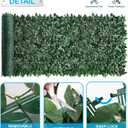 Patio Paradise 39"x117"-1Pc Faux Ivy Fence Privacy Screen Artificial Greenery Wall Backdrop,Fake Grass Wall Panels for Outside Apartment Balcony,Vine Leaf Decor for Outdoor Patio Chain Link