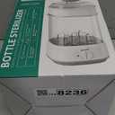 Bottle Sterilizer, Baby Bottle Steam Sterilizer, Electric Baby Bottle Sanitizer with Timer for Baby Bottles, Pacifiers, Pump Parts