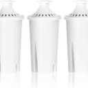 Overbest 7006 Pitcher Water Filter, Replacement for Brita Filter, Brita Pitchers and Dispensers, Classic 35557, OB03, Mavea 107007, and More, NSF Certified, 6 Month Supply, 3 Pack