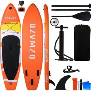 Standup Paddle Board Inflatable paddleboards Adults sup Stand up Blow up Tabla (Orange)