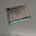 Makeup Brush Set, Premium Synthetic 10 PCS Makeup Brushes, Travel Makeup Brush Set with Soft Hairs, Makeup Brushes Set Professional for Blush, Eyeliner, Eyeshadow, Concealer, and Foundation (White)