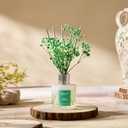 Airkeep Reed Diffuser Set,3.38 fl oz (100 ml) - Pure Gardenia Oil Diffusers with 8 Reed Sticks, Home Fragrance Reed Diffuser for Bathroom Shelf Decor