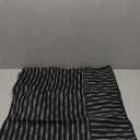 Kevin Textile Ink Black and Beige Patchwork Farmhouse Pillow Covers 20x20 Inch, Pack of 2 Striped Linen Decorative Modern Accent Pillow Cases for Sofa Couch Bedroom